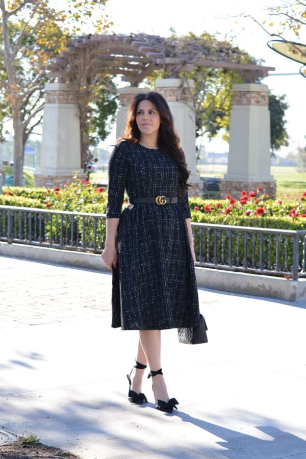 Vestido chenel plus size