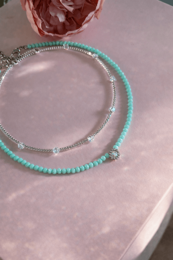Collar Aria turquesa tiffany
