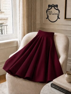 Falda Essential burdeos Waini