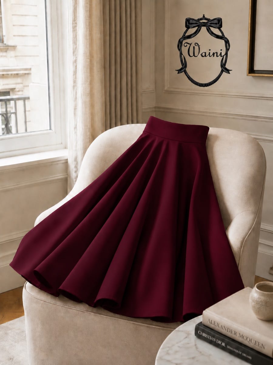 Falda Essential burdeos Waini